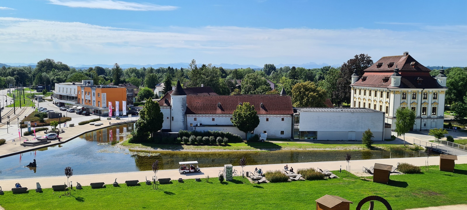 Traumhafte Aussichten bis ins Gebirge