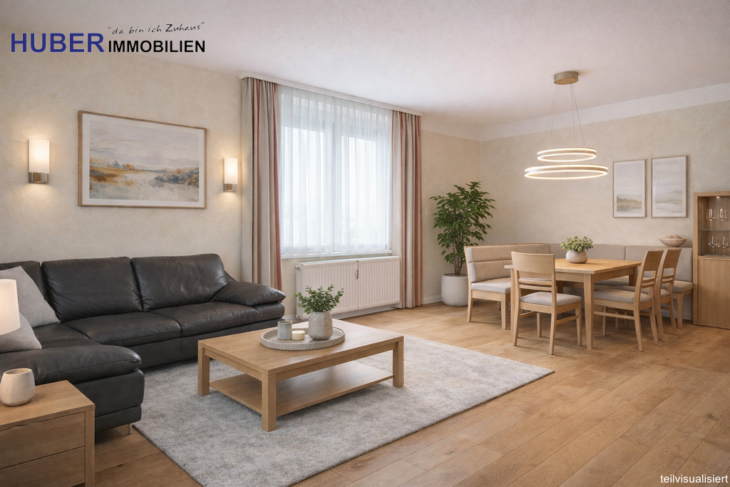 Wohnzimmer teilvisualisiert