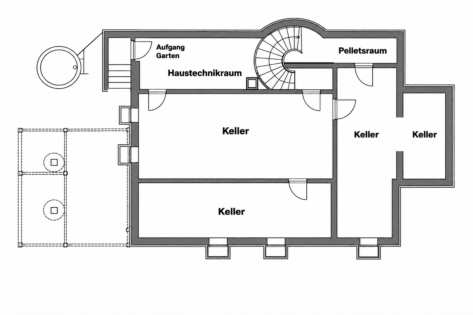 Grundriss Keller