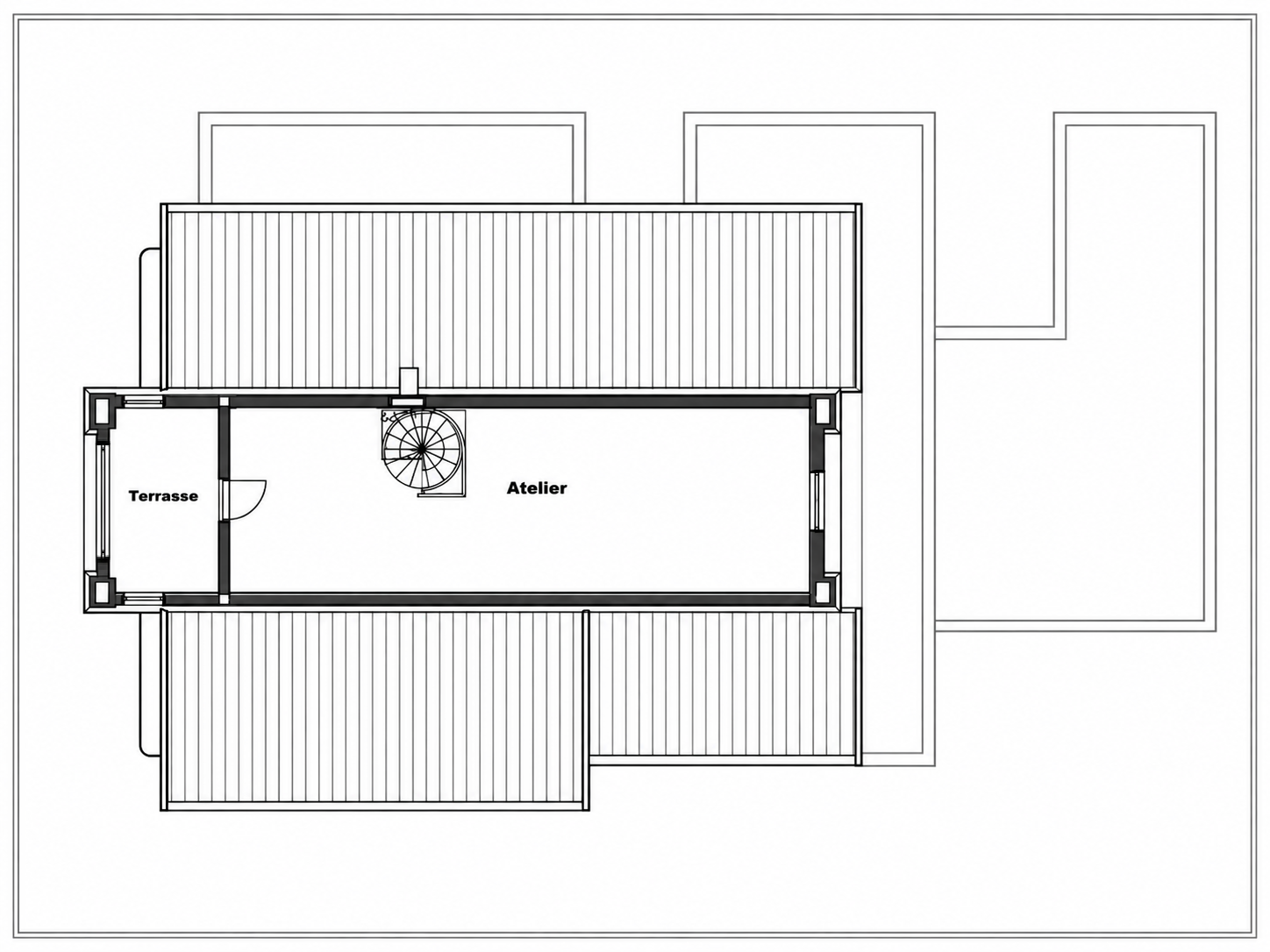 Grundriss Atelier